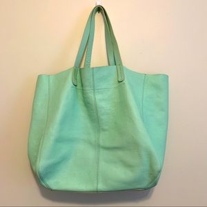 Gap leather tote